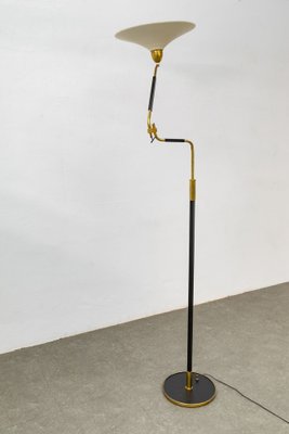 Brass Ground Lamp, Italy, 1950s-LMR-1367066