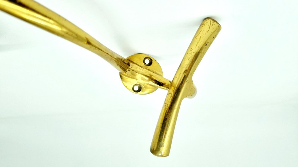 Brass Hangers by Luigi Caccia Domini for Azucena, 1950s, Set of 3