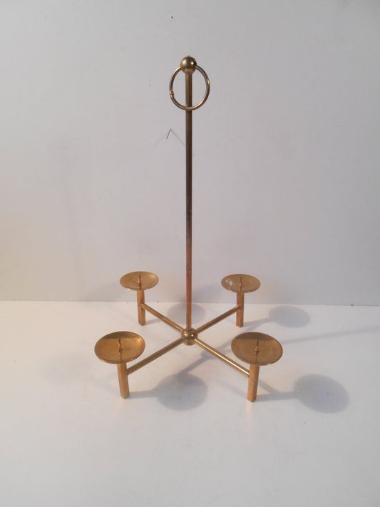 Brass Hanging Candle Holder by Hans Agne Jakobsson for Markaryd Sweden