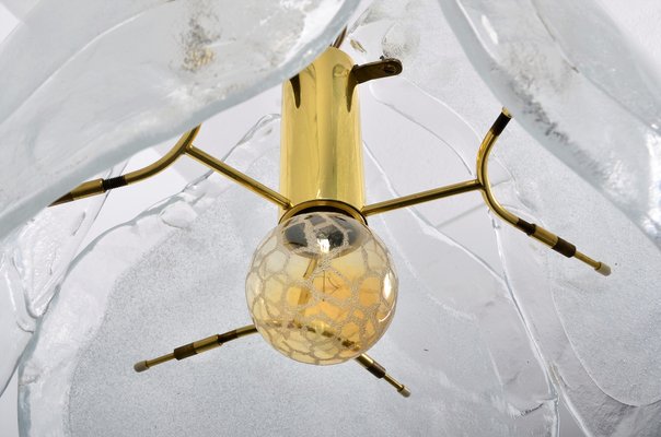 Brass Hanging Lamp with Murano Glass Elements from Kaiser Idell / Kaiser Leuchten, 1960s-IV-764868