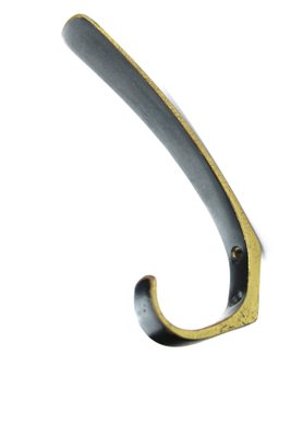 Brass Hooks in the style of Carl Auböck, 1950s, Set of 7-ZWH-669407