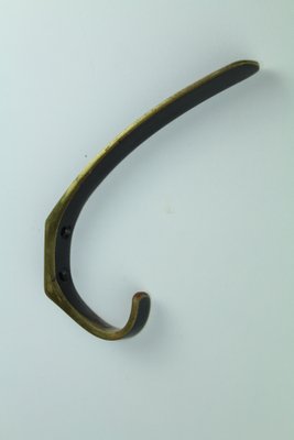 Brass Hooks in the style of Carl Auböck, 1950s, Set of 7-ZWH-669407