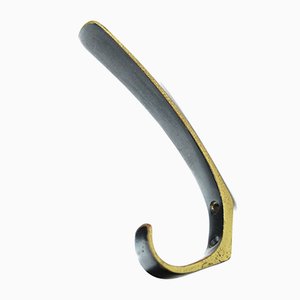 Brass Hooks in the style of Carl Auböck, 1950s, Set of 7-ZWH-669407