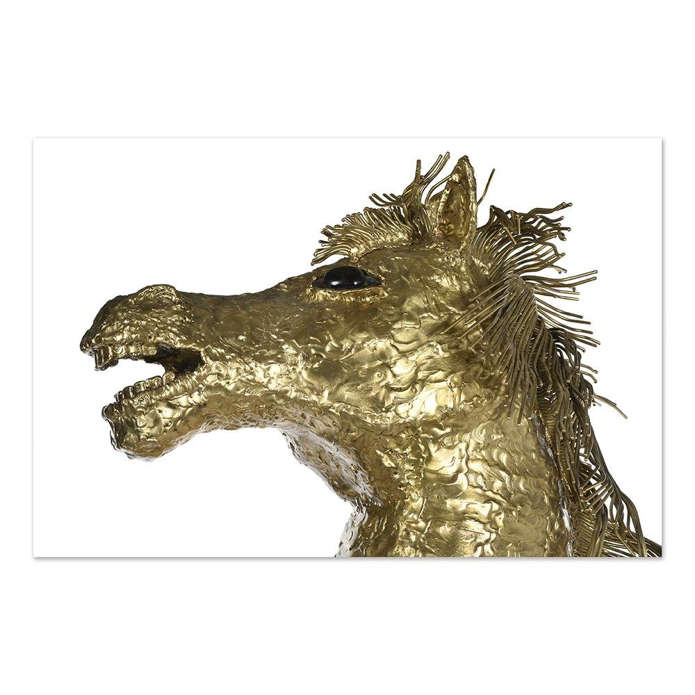 Brass Horse That Rears Up by Henri Fernandez