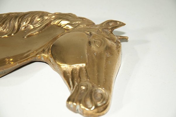 Brass Horsehead Ashtray-UR-586737