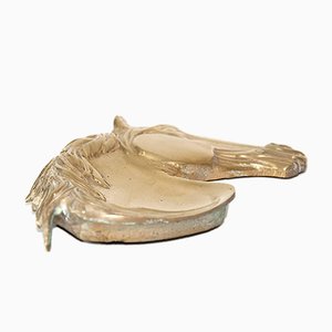 Brass Horsehead Ashtray-UR-586737