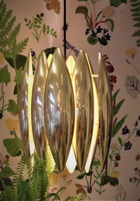 Brass Kastor Pendant Lamp by John Hammerborg for Fog & Mørup-BPJ-1187724