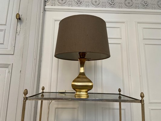 Brass Lamp in the style of Maria Pergay, 1970s-JG-1364147