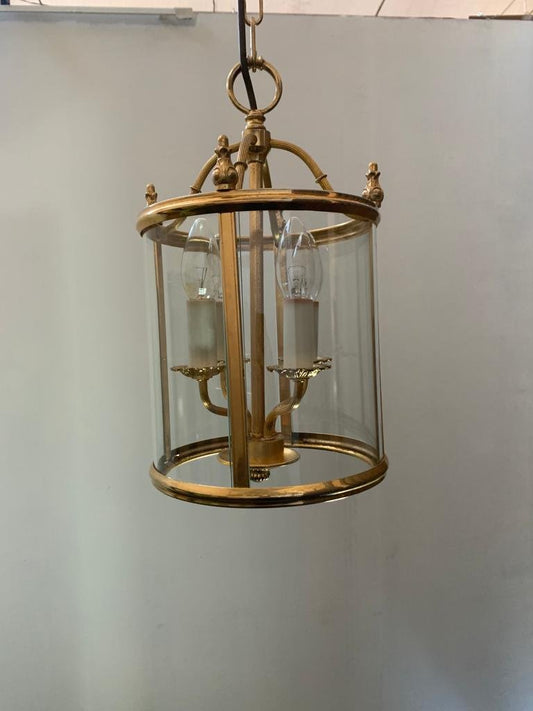 Brass Lantern by Gaetano Sciolari, Italy, 1970