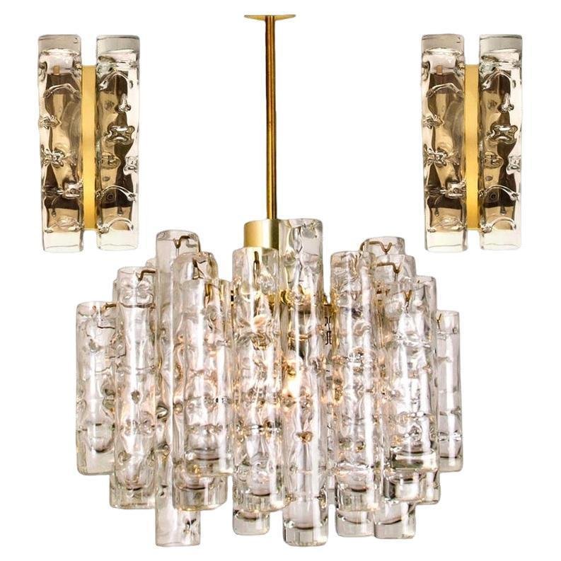 Brass Light Fixtures from Doria, 1960, Set of 3