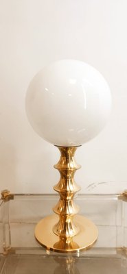 Brass Light with White Sphere-QLH-1816645