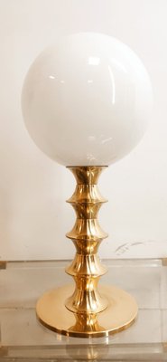 Brass Light with White Sphere-QLH-1816645