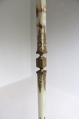 Brass & Marble Free Standing Coat Rack, Italy, 1960s-OKN-2035879