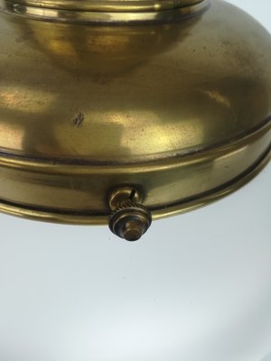 Brass Maritim Ship Ceiling Lamp, 1890s-KDB-1416966