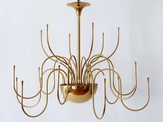 Brass Mesa 18 Chandelier by Florian Schulz, Germany, 1990s