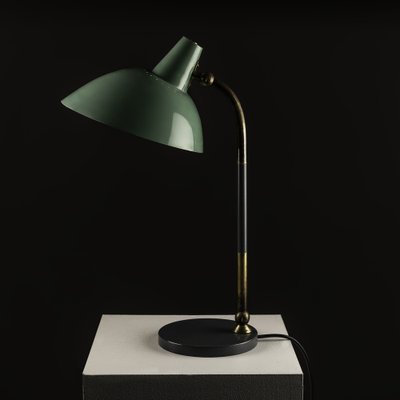 Brass Metal and Lacquered Aluminum Table Lamp from Metalarte, 1960s-SQP-1734253