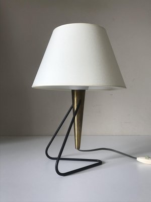 Brass & Metal Table Lamp, 1960s-NER-1354817