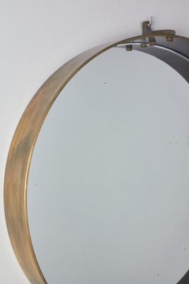 Brass Mirror by Franco Minissi, 70s-LMR-2033211