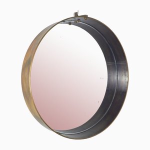 Brass Mirror by Franco Minissi, 70s-LMR-2033211