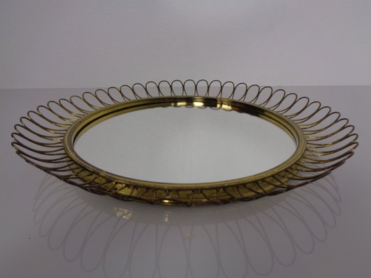 Brass Mirror by Josef Frank for Svenskt Tenn, 1960s-RDW-2041729