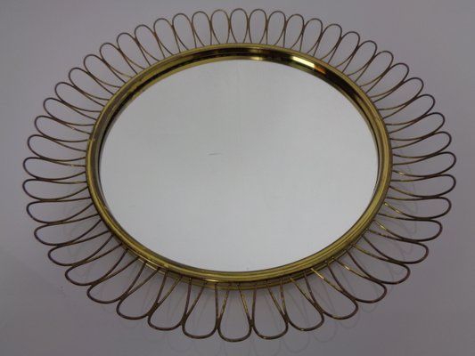 Brass Mirror by Josef Frank for Svenskt Tenn, 1960s-RDW-2041729