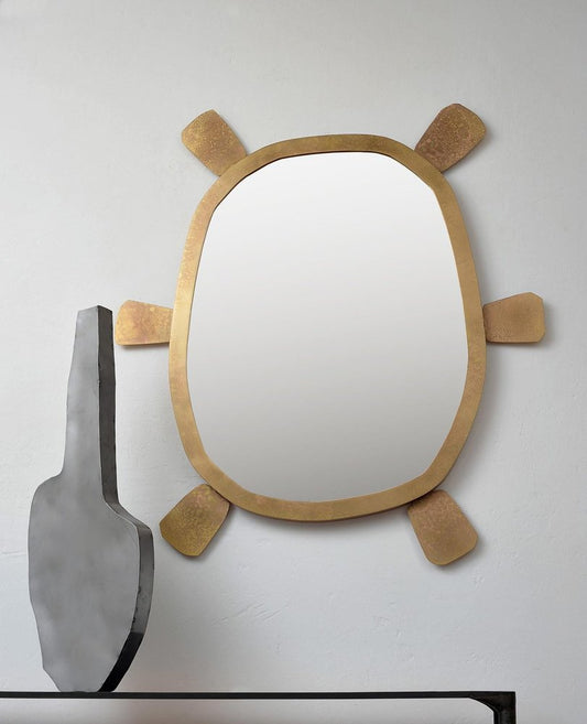 Brass Mirror by Lukasz Friedrich