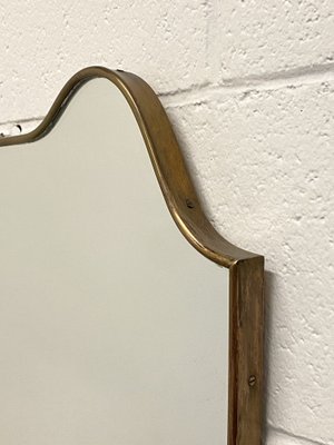 Brass Mirror in the style of Gio Ponti, 1950s-NPC-1804251