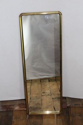 Brass Mirror, Italy, 1970s-ESB-1376978