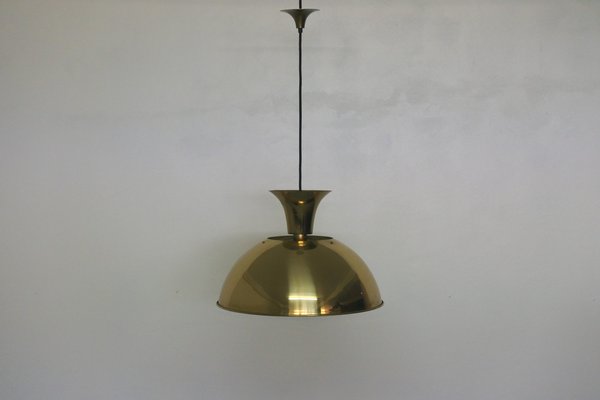 Brass Model P65 Pendant Lamp or Chandelier by Florian Schulz, Germany, 1976-IM-684981