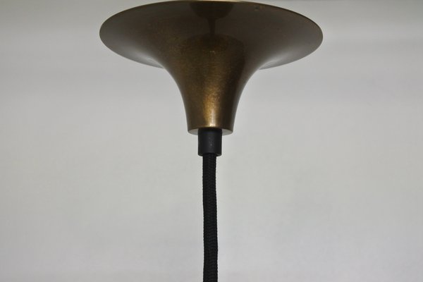 Brass Model P65 Pendant Lamp or Chandelier by Florian Schulz, Germany, 1976-IM-684981