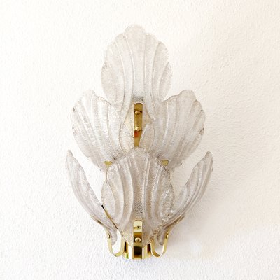 Brass & Murano Sconce, 1960s-CQZ-744193