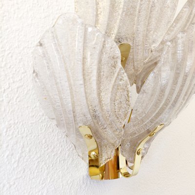 Brass & Murano Sconce, 1960s-CQZ-744193