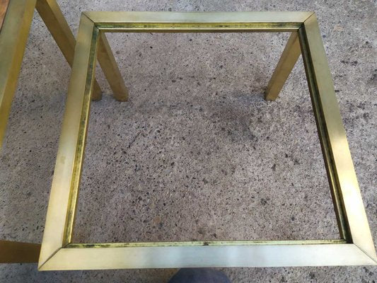 Brass Nesting Tables, 1970s-EAD-621390