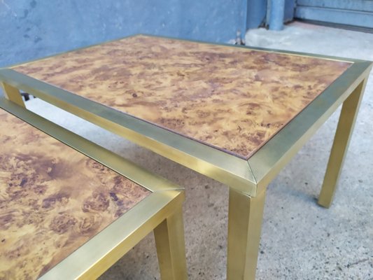 Brass Nesting Tables, 1970s-EAD-621390