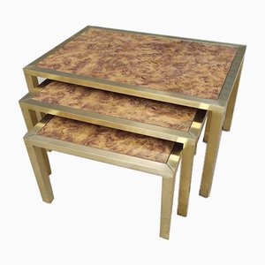 Brass Nesting Tables, 1970s-EAD-621390