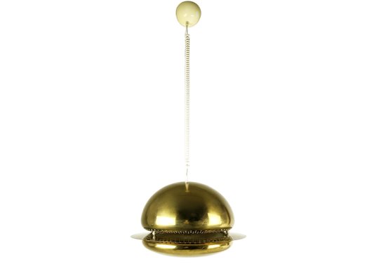 Brass & Optical Glass Nictea Pendant by Tobia & Afra Scarpa for Flos, 1971-RD-2040279