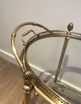 Brass Oval Table from Baguès-BA-1365359