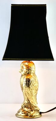 Brass Owl Table Lamps from Loevsky & Loevsky, 1960s, Set of 2-MJY-1148871