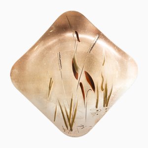 Brass Painted Wall Plate from WMF, 1950s-SPD-2015982