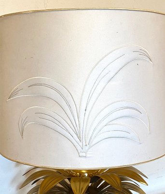 Brass Palm Table Lamp, 1970s-NPC-1238881