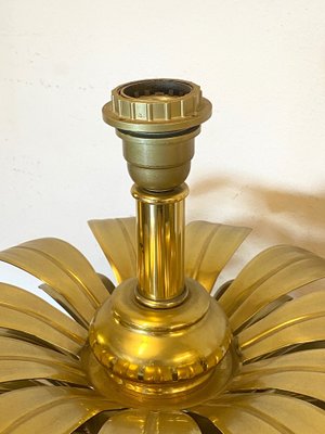 Brass Palm Table Lamp, 1970s-NPC-1238881