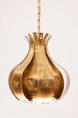 Brass Pendant Lamp by Svend Aage Holm Sørensen for Holm Sørensen & Co, 1960s-KIJ-837556