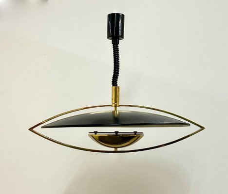 Brass Pendant Lamp from Hillebrand, 1970s-ZCY-1799589