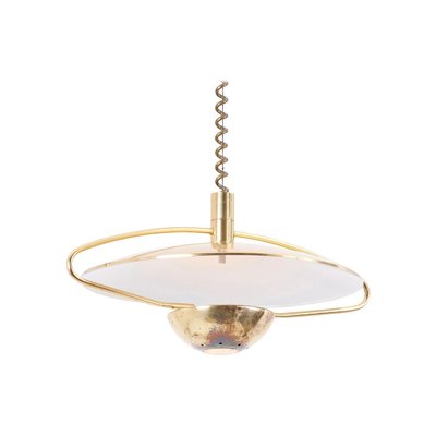 Brass Pendant Lamp from Vereinigte Werkstätten München, Germany, 1970s-SFD-728490