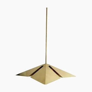 Brass Pendant Lamp from Vereinigte Werkstätten München, Germany, 1970s-SFD-728490