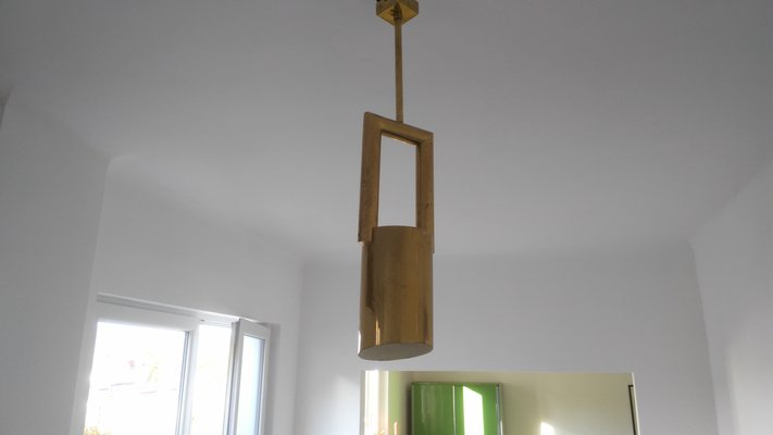 Brass Pendant Lamps, 1970s, Set of 4-TZ-548240