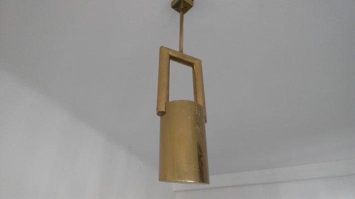 Brass Pendant Lamps, 1970s, Set of 4-TZ-548240