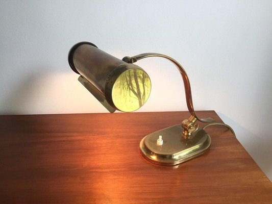 Brass Piano Lamp from Kaiser, 1950s-WSA-831390