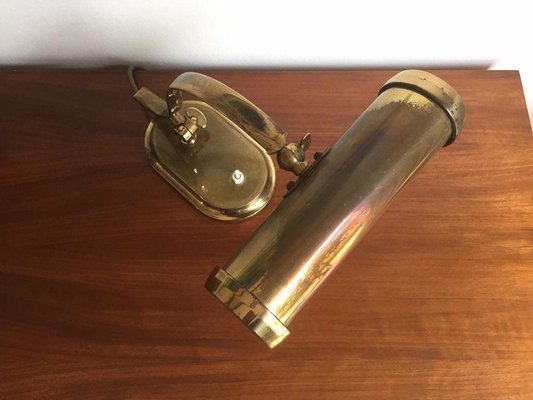 Brass Piano Lamp from Kaiser, 1950s-WSA-831390