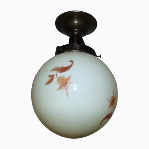 Brass Plafond Celling Lamp, 1920s-CAQ-1409533